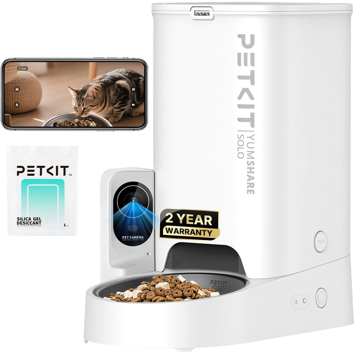 PETKIT Automatisk Kattmatare med Kamera