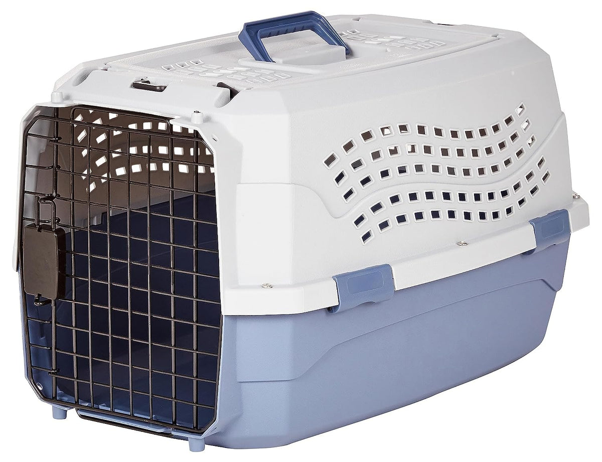 Amazon Basics Transportbur i Plast – Hållbar spänne, hund & katt, flera storlekar & färger