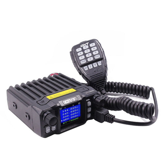 QYT KT-7900D Mini Mobilradio för Bil – Quad-band 25W VHF/UHF