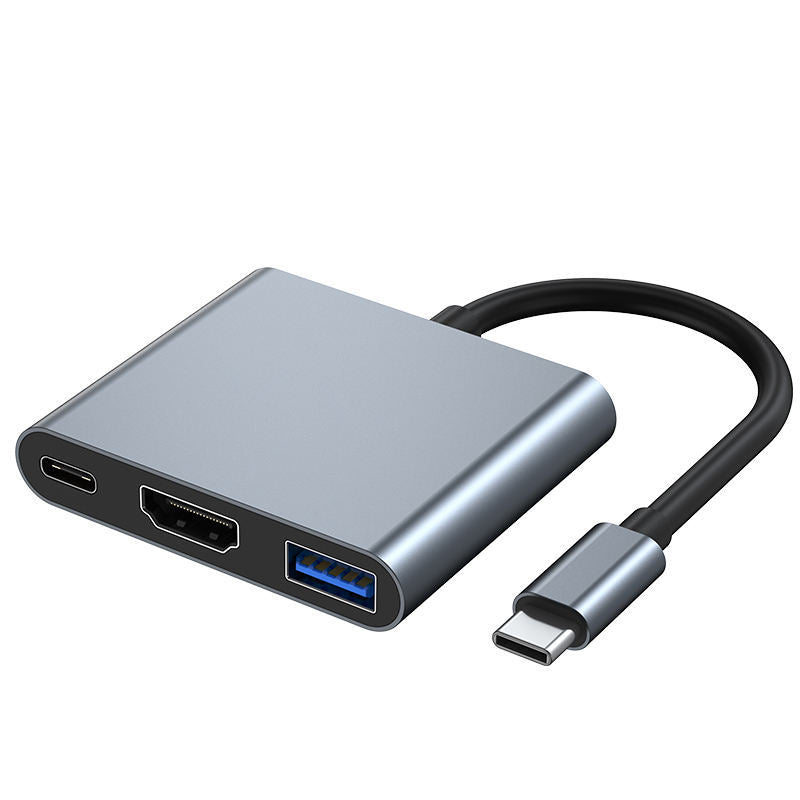 Type-c docking station eight in one to HDMI/TF/SD card reader USB-C multi-function macbook docking station