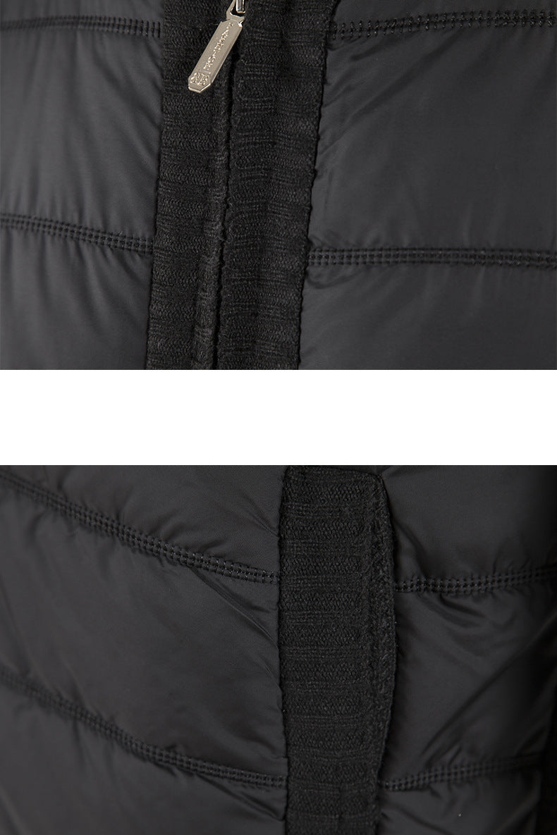 Foreign trade cross-border 2024 winter new spell cardigan sweater men's coat sweater European and American style sweater stand collar