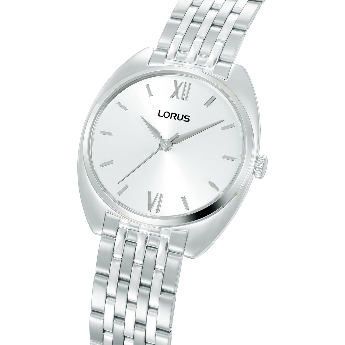 Lorus Damur i Stål – Kvarts, 30mm, Silver-Vit Urtavla