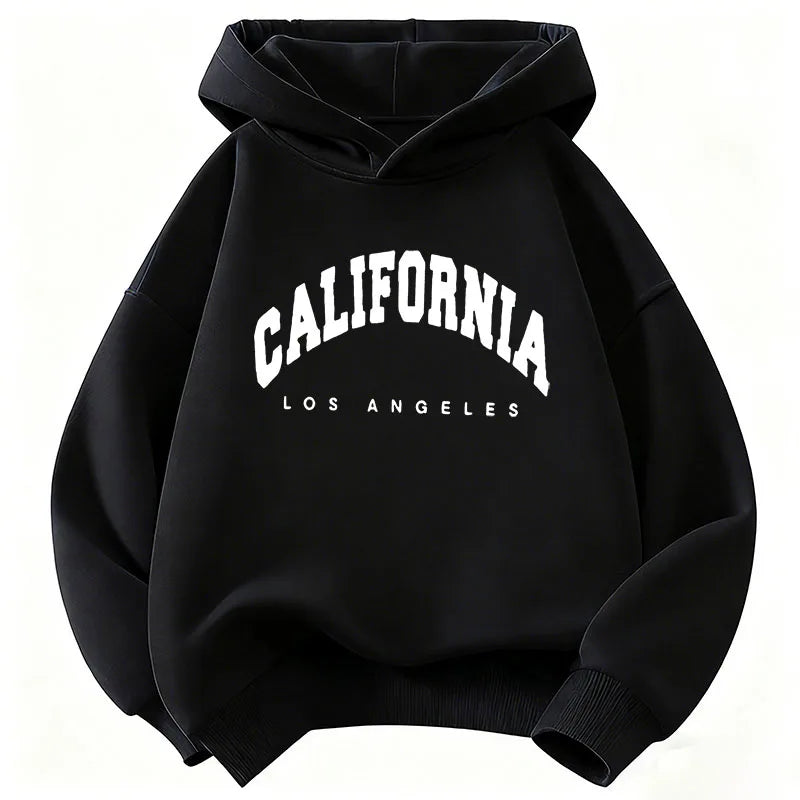 California Los Angeles Letter Printed Sweatshirt Kids Cat Children's Hoodie Fashion Hoody Casual Hoodies for Boys Girls Clothes