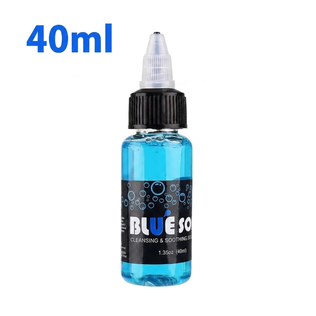 500/40ml Tattoo Blue Soap Blue Algae Concentrated Cleaning Solution Liquid Tattoo Green Soap for Tattoo Studio Aftercare Supply