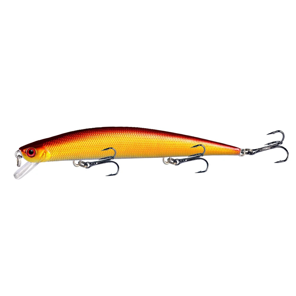 1pcs Fishing Lures 12.5cm/12g Minnow Lure Rattling High Quality Hard Bait Crankbait Wobbler Fishing Tackle Leurre Peche For Pike
