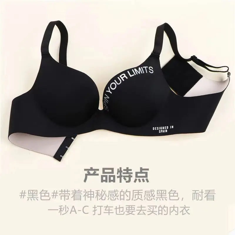 Dam Sömlös Blomtryckt BH – Push-up Trådlös Samlande Bralette 2026, 8 Färger S–XXL