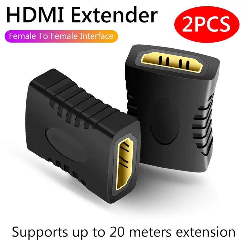 HDMI-förlängningsadapter hona till hona – 4K och 1080p