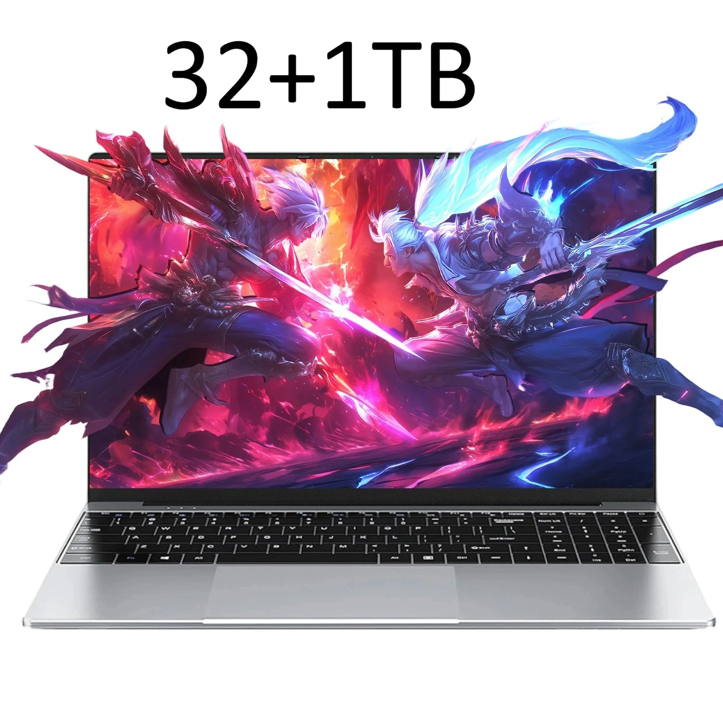 PC Notebook 15.6" Laptop Intel Core i9 10980HK 32GB RAM 2TB SSD Office Gamer Laptops Fingerprint UnIock Windows 11 Pro