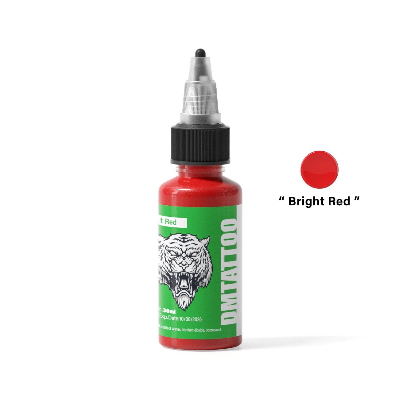 DM Tattoo Ink 15 Color 1OZ/Bottle Natural Plant Extract Pigment Body Painting Long Lasting No Color Loss Professional Tattoo Ink