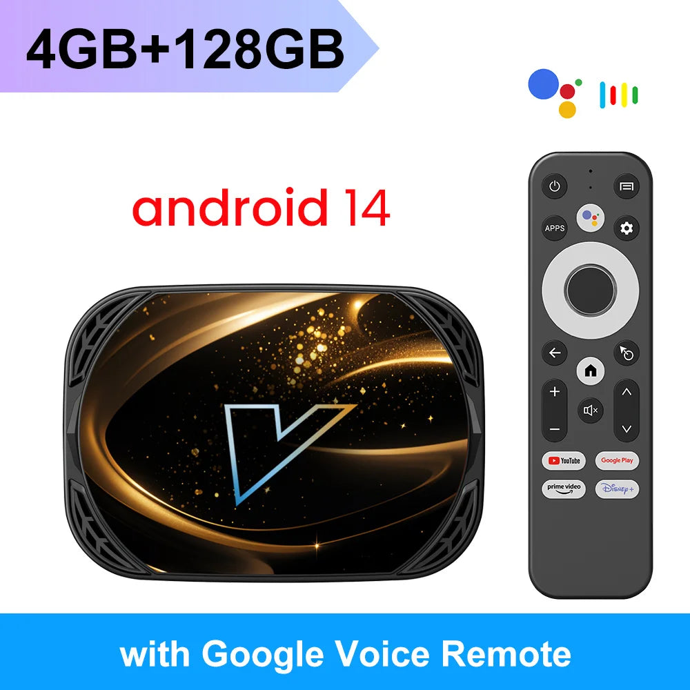 VONTAR X5 TV Box Android 14 Amlogic S905X5M(S905A) 4GB 128GB 32GB 64GB 1000M LAN Wifi6 4K AV1 Media Player TV Box Set Top Box