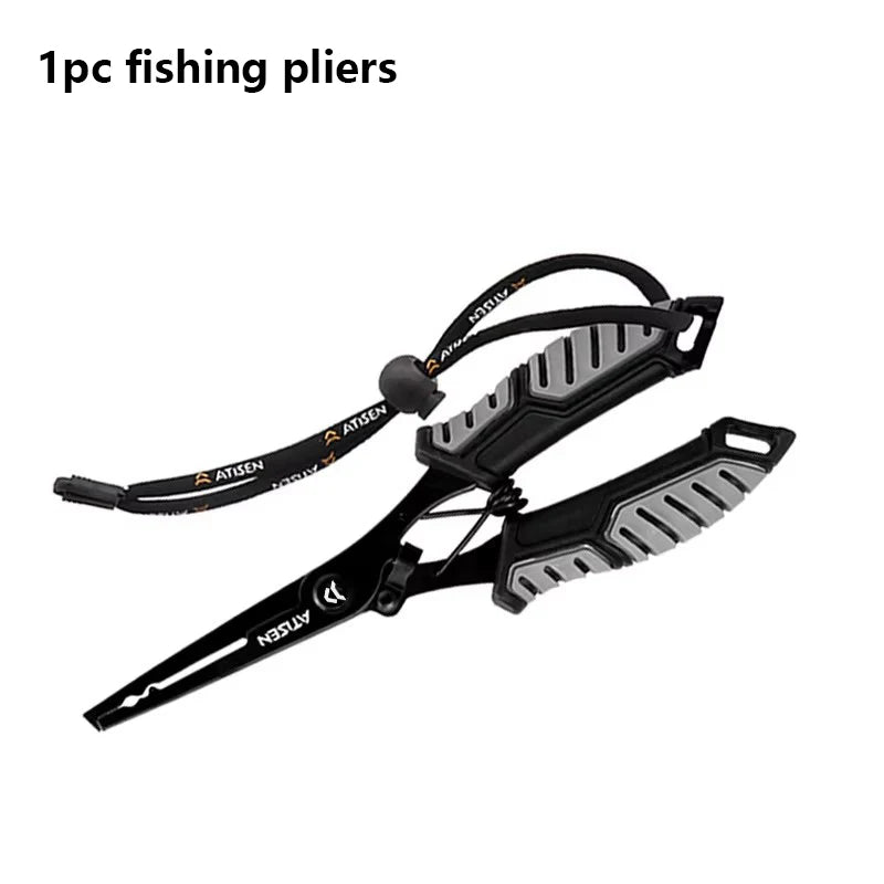 Fishing Pliers + Small Fish Grips ABS Multifunctional Tool Outdoor Portable Lure Pliers