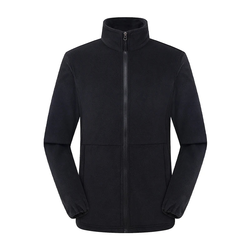 Herr/Dam Fleecejacka Vinter 2026 – Anpassningsbar Tryck Vandring Camping Outdoor S–4XL 6 Färger
