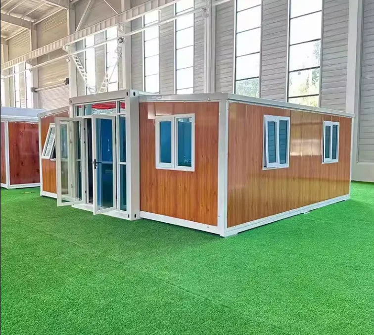 Expanderbart containerhus modulärt prefabricerat