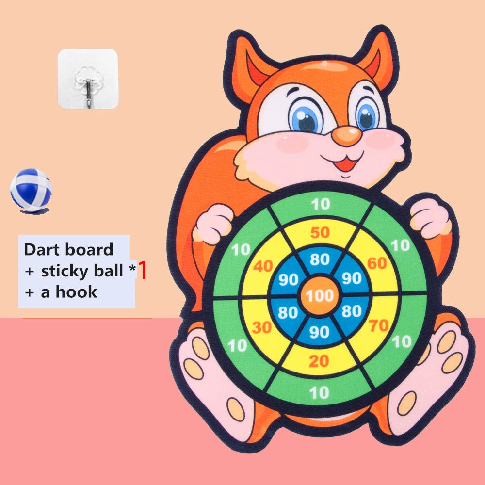Klisterboll Dartspel Barn – Djurtema Montessori Interaktiv Familjlek CE-märkt 2–4 År C00210 2026