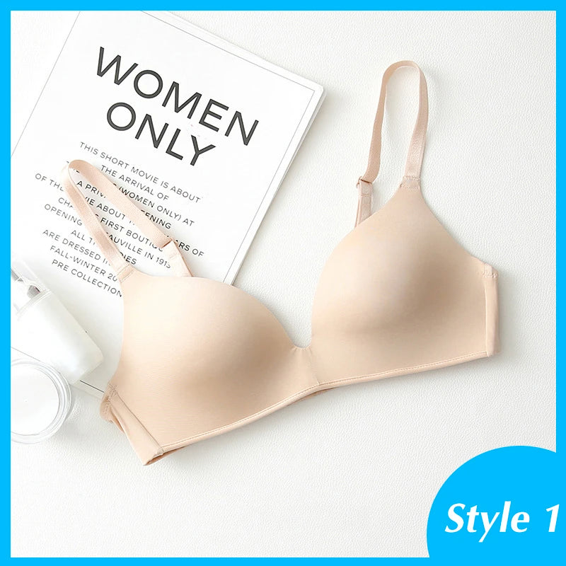 Seamless Bras for Women Push Up Bras No Wire Brassiere A B Cup Underwear Sexy Bralette Three Quarters(3/4 Cup) Lingerie 2027