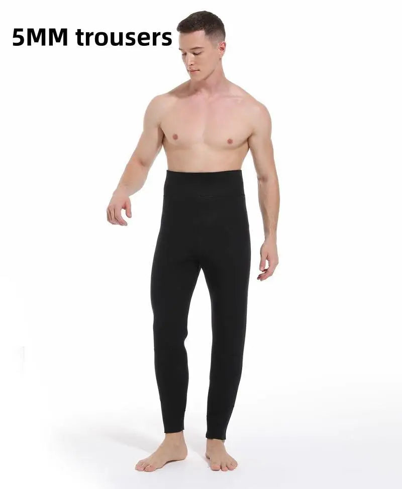 5mm Neopren Våtdräkt Herr – Överdel eller Byxor, Dykning & Undervattenfiske, S– 3XL
