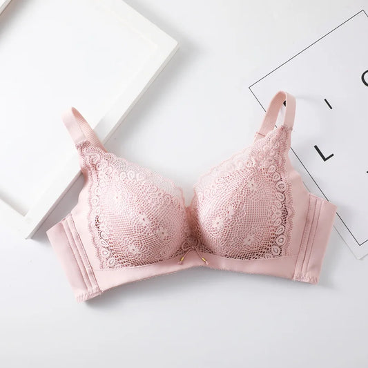 Push Up Spets-BH – Trådlös och Sömlös Bralette