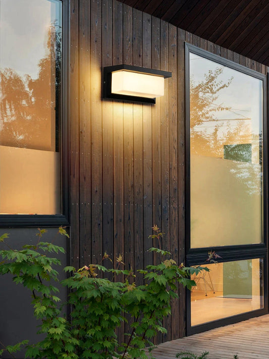 LED Vägglampa Utomhus IP65 – 20W, Varmvit/Kallvit/Naturvit, Med/Utan Radarsensor, 4 Stilar, AC110–265V
