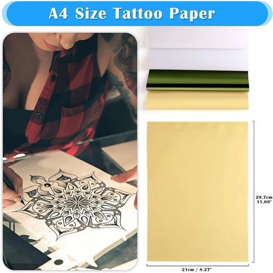 TRUE STAR Tatueringstransferpapper A4 4-lager – Karbonstencil Termisk Kopiator & Frihand PMU & Tatuering 5–200-pack 2026