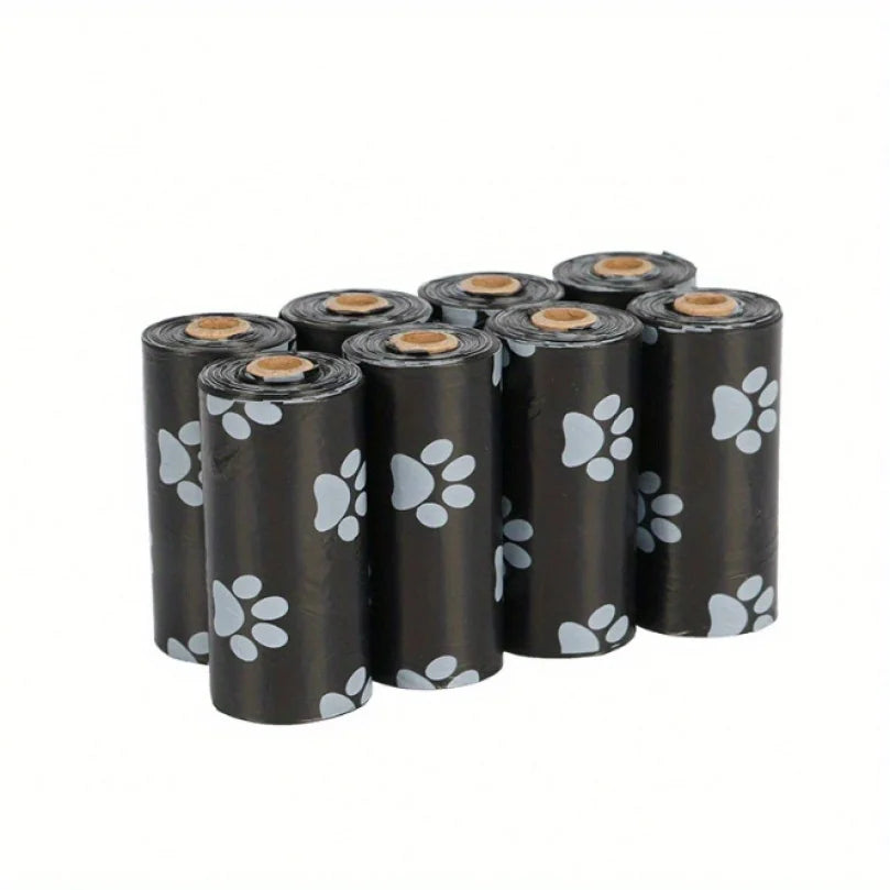 150/10 Rolls Pet Garbage Bag, Thickened, Convenient Use, Polypropylene, for Animal Waste, Cat, Dog Cleaning Supplies