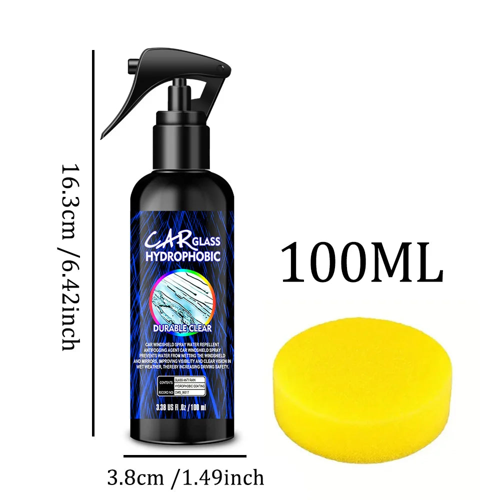 Car Water Repellent Spray Anti Rain Coating For Cars Glass Hydrophobic Anti-rain Liquid Windshield Mirror Mask Auto Chemical Age
