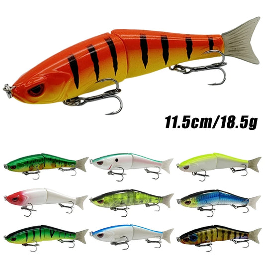 11.5cm 18.5g Balam Glide Bait Swimbait Joint Giant Pike Bass Fishing Lure Hard Bait Catfish Saltwater Lures Leurre De Pêche