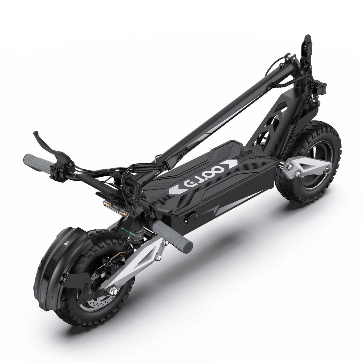 OOTD T10 hopfällbar elscooter med 11-tumsdäck och 48 V-batteri