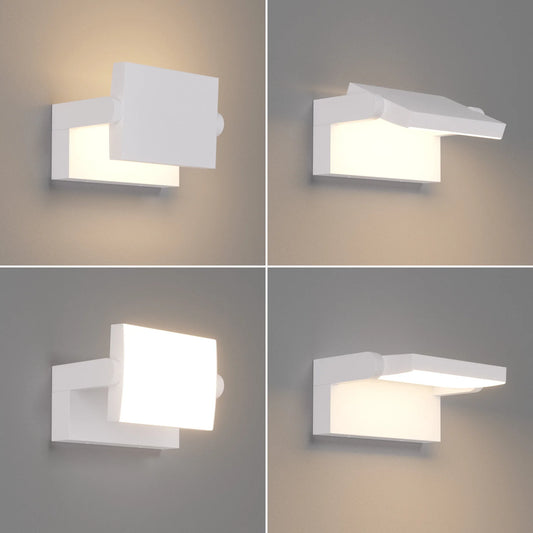 Utomhuslampa Aluminium IP65 – 24W Vridbar LED-panel, Varmvit 3000K, Trädgård & Entré