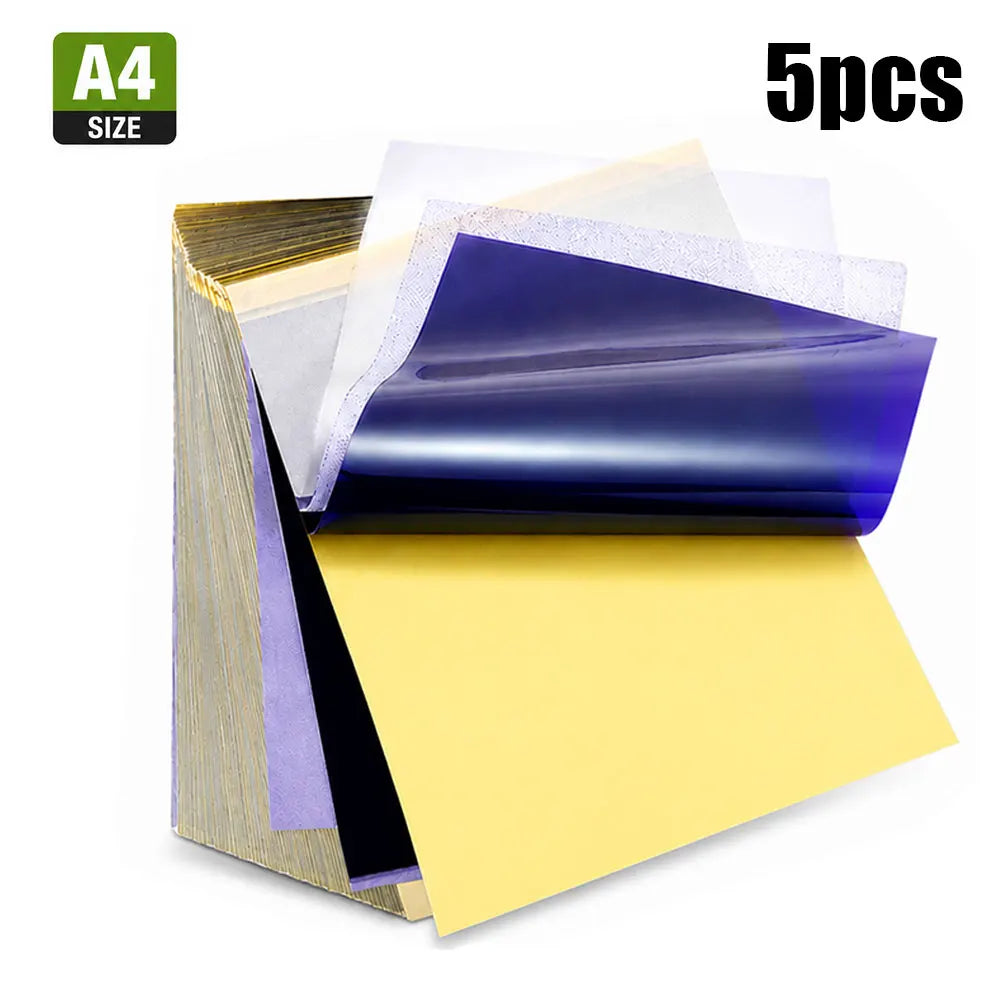 Tattoo Transfer Cream Gel Soap with A4 Size Tattoo Transfer Paper Tattoo Stencil Paper Set for Tattoo Machine Accessories