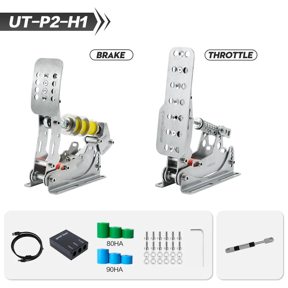 SIMJACK UT Pedals Sim Racing Pedals PC Racing Simulator Pressure Sensor Load Cell HE Hydraulic Pedal