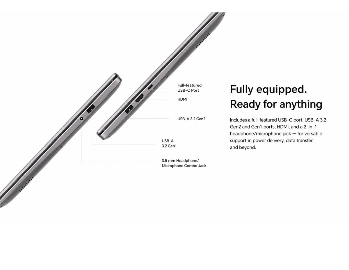 HONOR MagicBook X16 AMD 2025 Laptop 16 Inch AMD Ryzen 5 6600H Processor AMD Radeon 660M Graphics, 40W Boosted‑Performance Mode, Slim Laptop for Work, Study & Light‑Entertainment