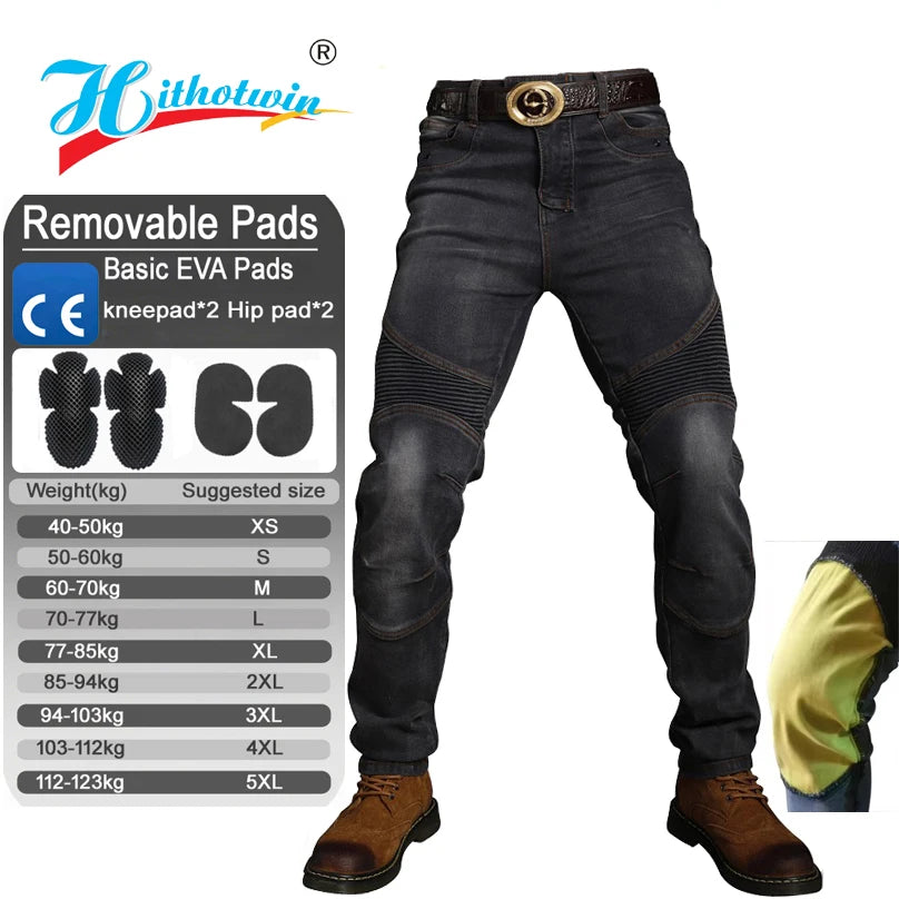 Kevlar Motorcykelbyxor Unisex