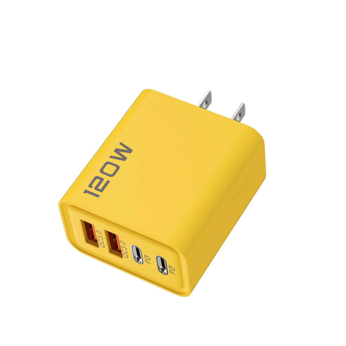 4-port USB-laddare med PD/QC3.0 – EU, US, UK och kabelvarianter
