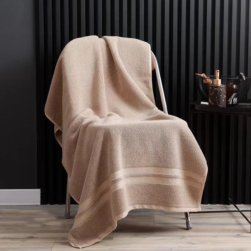 1/2/3pcs Grey Bath Towels Set for Adults - Absorbent Luxury Cotton Towels for Bathroom Home Hotel Beauty Salon Beach Gift Towels