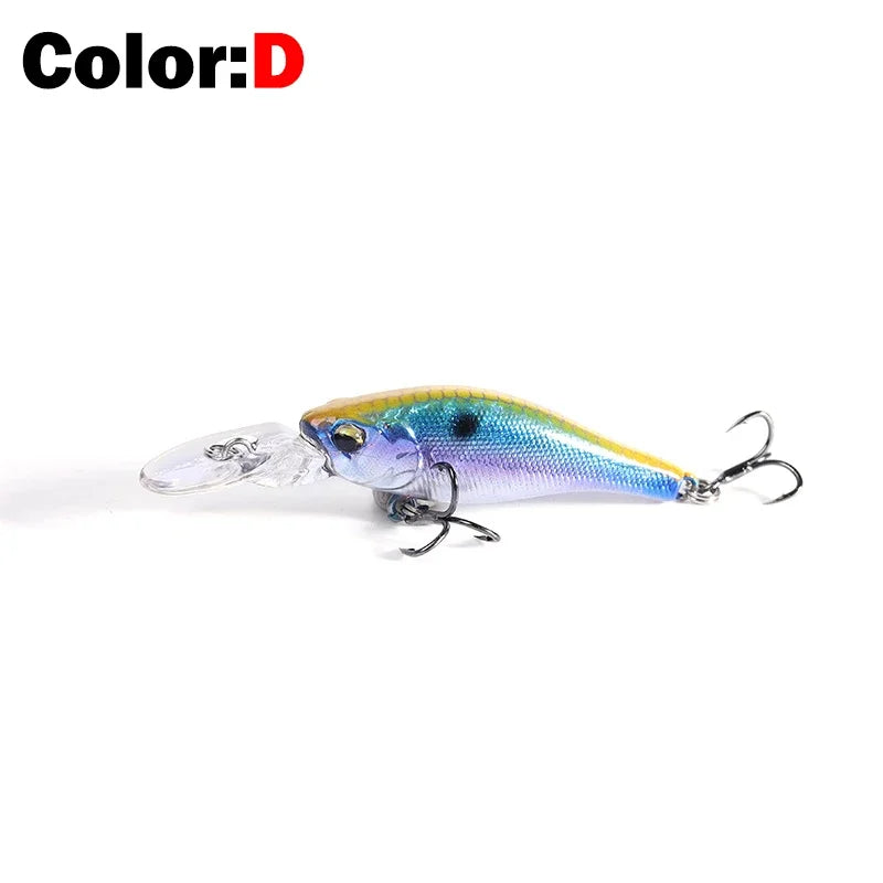 OUTKIT New 1Pcs Sinking Slowly Minnow Fishing Lure 5cm 3.9g Lifelike Swing Small Fish Deep Diving Hard Lures Japan Winter Baits