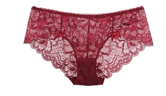 Dam Viktoriansk Spets Lingerie Set – Push-up Halvkupa Trådlös BH & Trosor Samlande, 4 Färger S–4XL