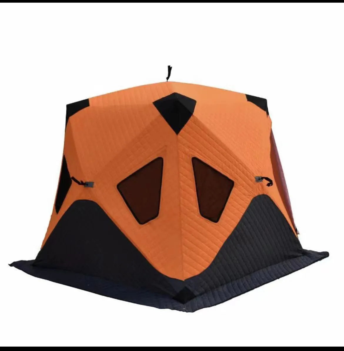 Hexagonal ice fishing tent Thickened warm and cold-proof quick-opening tent Winter fishing camping Ski portable tent