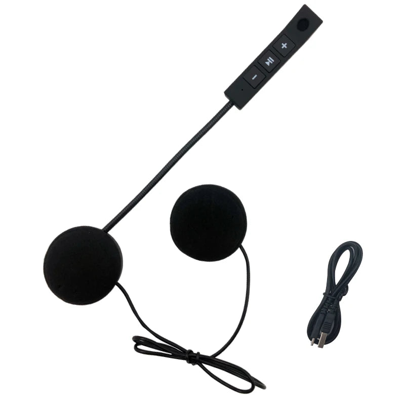 Bluetooth Motorcycle Helmet Headset BT5.0 Wireless Riding Headphone Anti-interference Motor Bike Handsfree Helmet Headsets