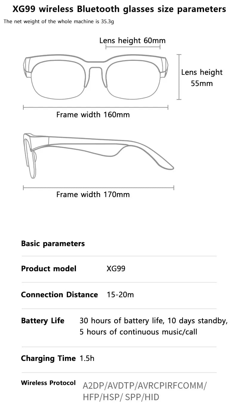Lenovo AI Smart Glasses AI Translation HD Hands-Free Calling AI Chat Logging Music Playback 8K Smart Sunglasses NEW