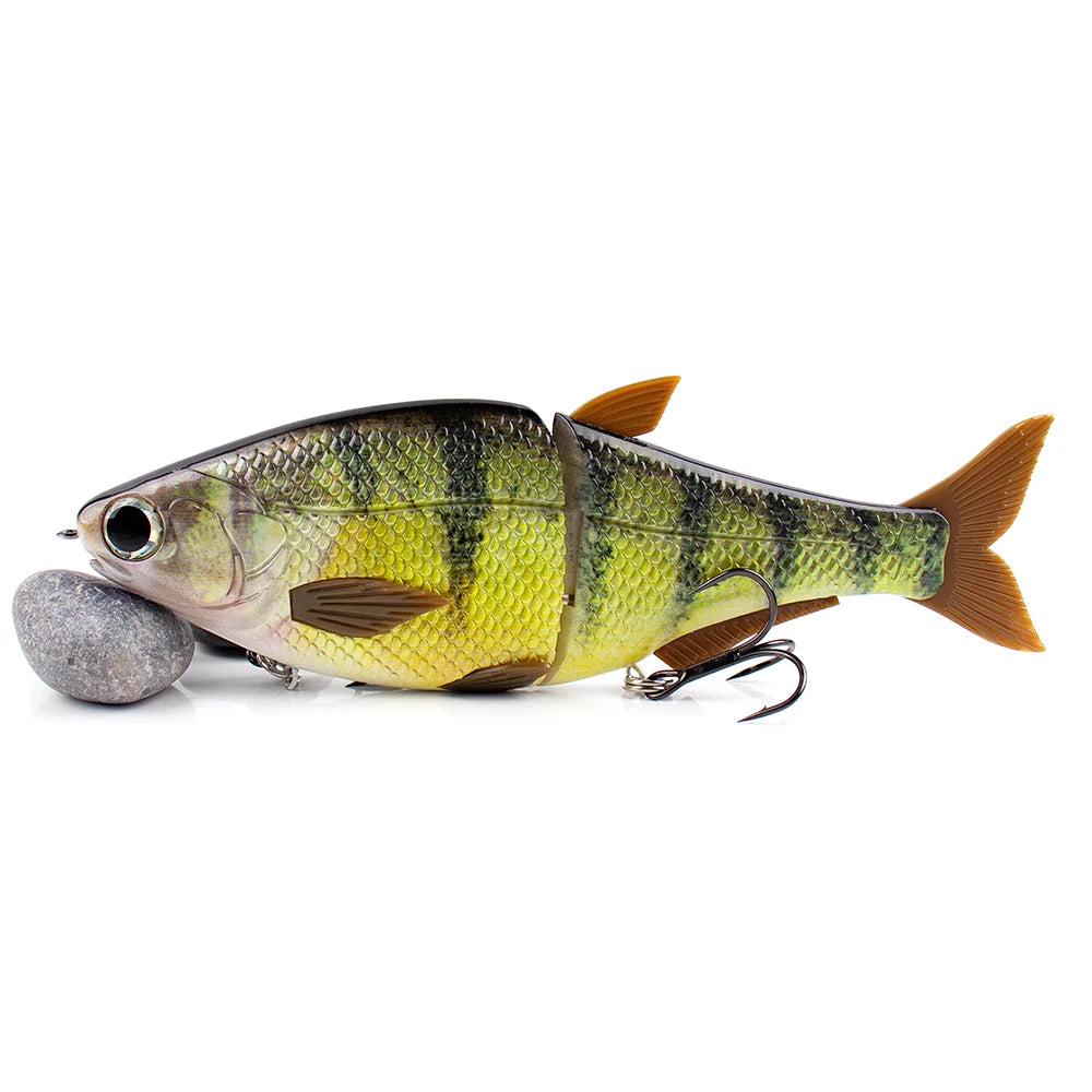 PyroCatus Big Game Glide Shad Baits 23cm/140g Sinking Hard Body Baits Soft Tail Fishing Lures Jointed Swimbait Tackle