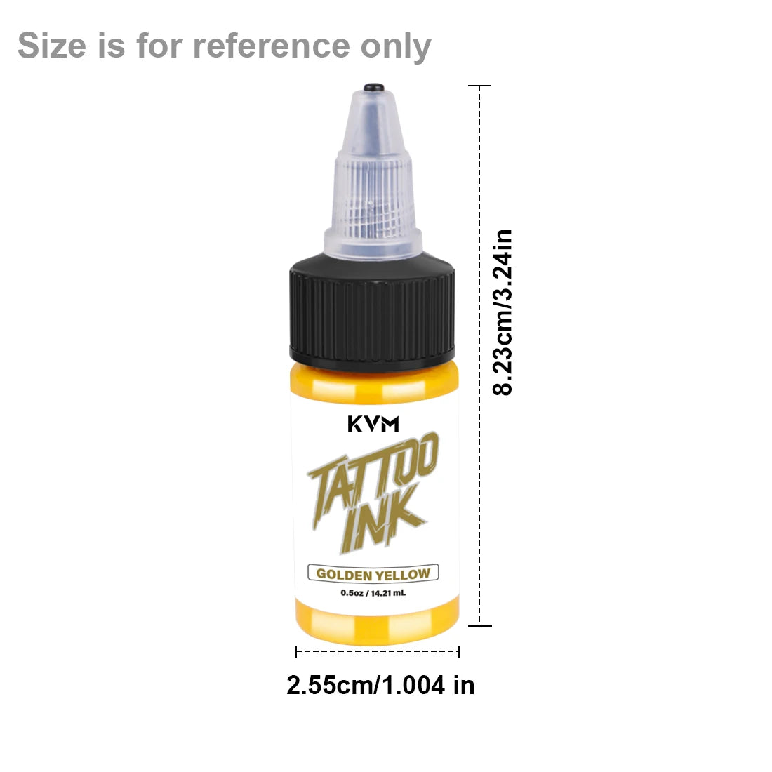 KVM 0.5oz 28 Colors Professional Tattoo Ink for Body Art Natural Plant Micro Pigment Permanent Tattoo Ink for Body Art Paint