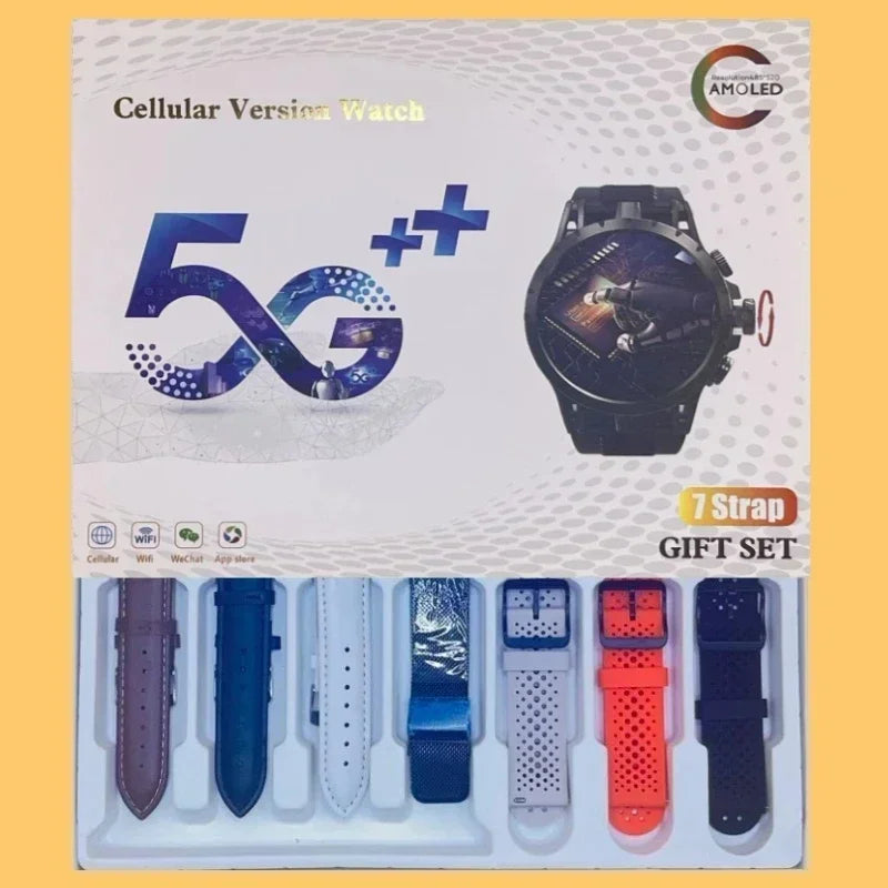 Q85 New 5G Popular Outdoors GPS Tracker Sports Smart Watch WIFI NFC SIM Card HD Video Call Music Player Waterproof Watch Men