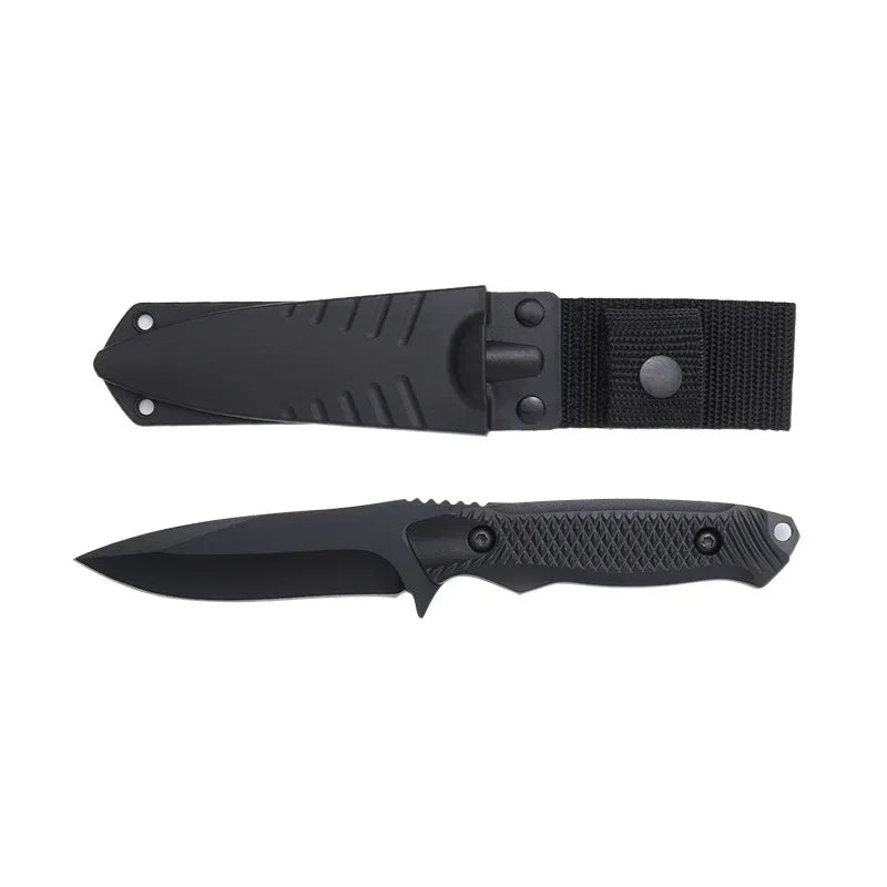 Durable High Hardness Fixed Blade Knife with Protective Sheath Outdoor Camping Fishing Cutting Utility Tool