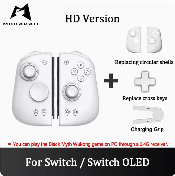 MOBAPAD M6 Controller For Nintendo Switch OLED Joypad with Hall Joystick HD Vibration Console for Switch NS OLED Gamepad