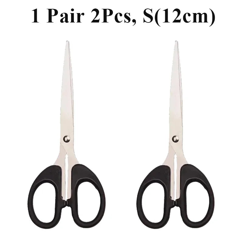 2/3Pcs New Office Scissors Student DIY Handcraft Paper Cutting Knife Home Art Stainless Steel Children's Scissors Office Supply