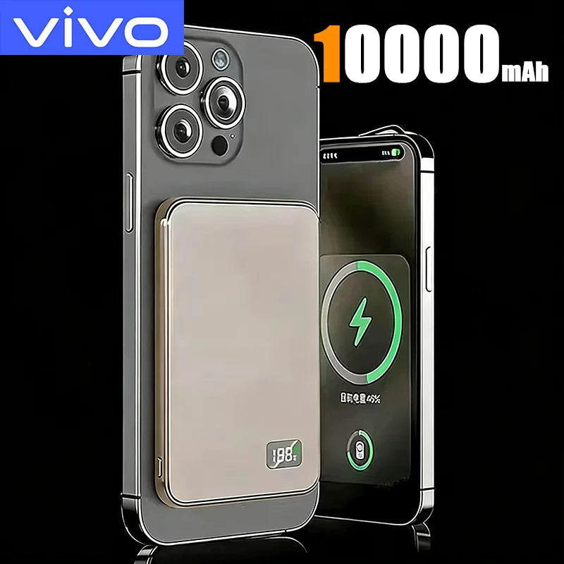 VIVO 500000mAh Magnetic Power Bank PD22.5W Super Fast Charging Portable External Battery for Magsafe For Iphone Samsung Huawei