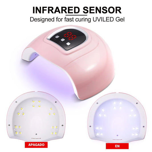 Limegirl Nagellackset 8ml med USB UV-lampa och manikyrset