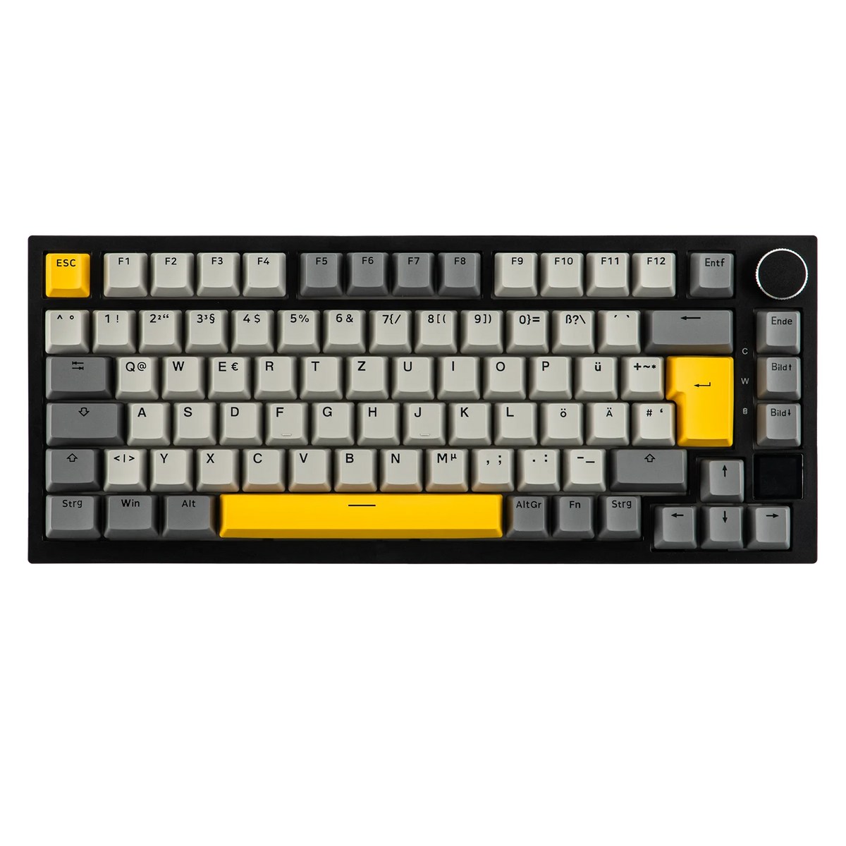 AJAZZ AK820 PRO mekaniskt tangentbord – tysk ISO-DE, RGB och TFT-skärm