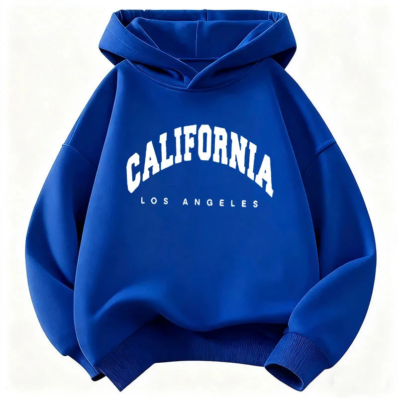 California Los Angeles Letter Printed Sweatshirt Kids Cat Children's Hoodie Fashion Hoody Casual Hoodies for Boys Girls Clothes