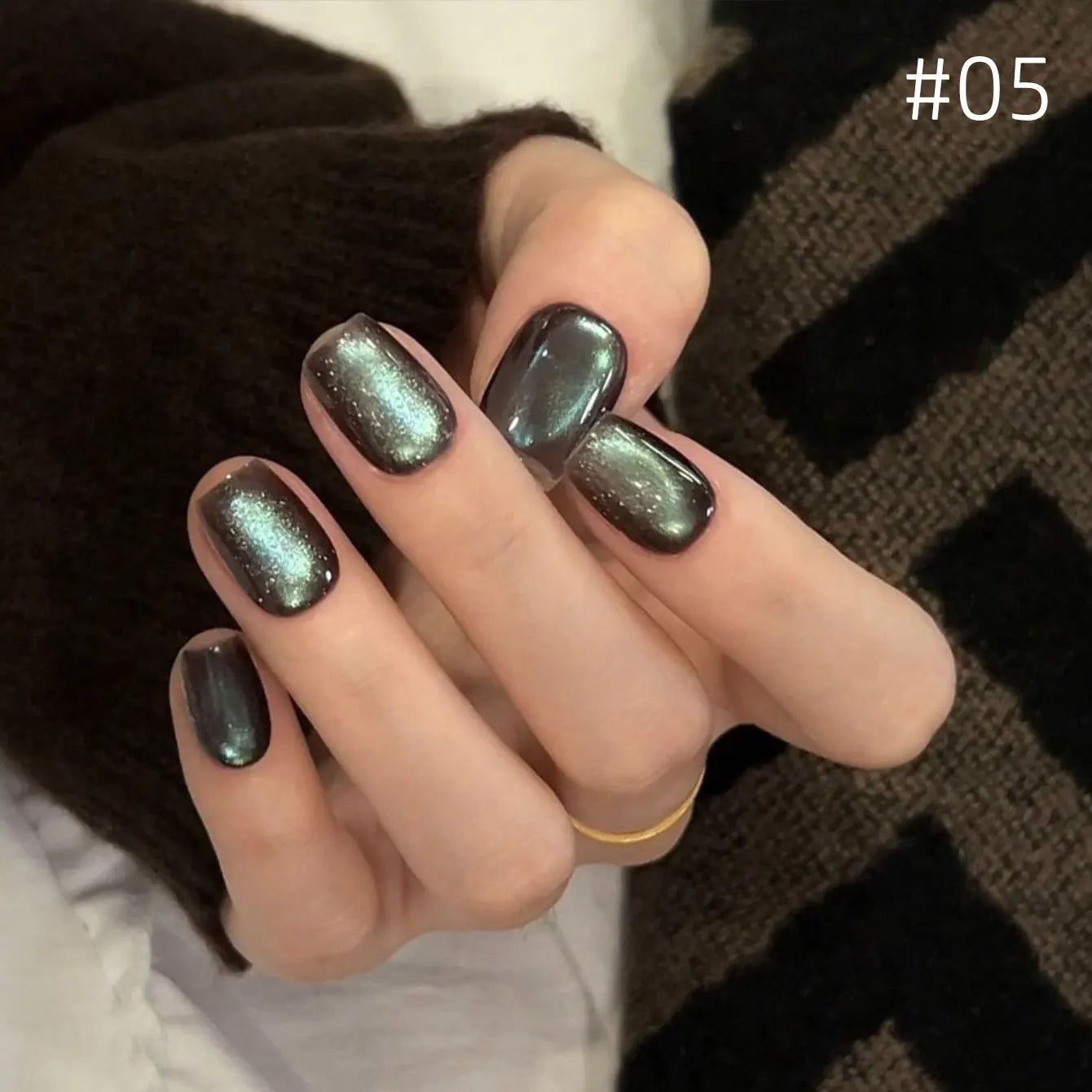 MIANEL Orion Nebula Cat Eye Gel Nail Polish Sparkling Crystal Shimmer Blue Purple Gold 2026 Spring/Summer Unique Special